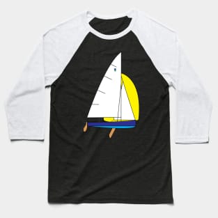 Thistle Sailboat Baseball T-Shirt